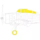 Eduard Accessories P-35 TFace for DORA WINGS - kétoldalas kabinmaszk (TFace)
