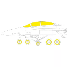   Eduard Accessories F/A-18F TFace for MENG - kétoldalas kabinmaszk (TFace)