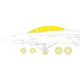 Eduard Accessories F/A-18F TFace for MENG - kétoldalas kabinmaszk (TFace)