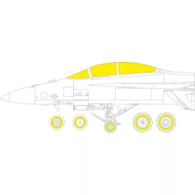   Eduard Accessories F/A-18F for HOBBY BOSS - kabin- és ablakmaszk
