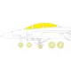 Eduard Accessories F/A-18F TFace for HOBBY BOSS - kétoldalas kabinmaszk (TFace)