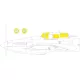 Eduard Accessories Il-2 mod. 1943 1/48 - kabin- és ablakmaszk