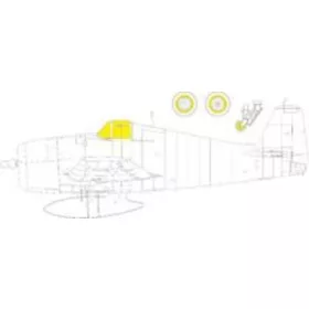   Eduard Accessories F6F-5 TFace 1/48 - kétoldalas kabinmaszk (TFace)