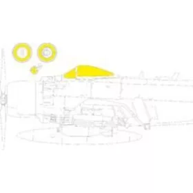   Eduard Accessories A-1H TFace 1/48 - kétoldalas kabinmaszk (TFace)