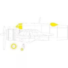   Eduard Accessories Beaufighter Mk.VI TFace 1/48 - kétoldalas kabinmaszk (TFace)