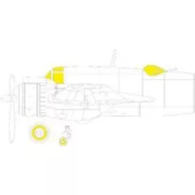   Eduard Accessories Beaufighter Mk.X TFace 1/48 - kétoldalas kabinmaszk (TFace)
