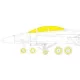 Eduard Accessories EA-18G - kabin- és ablakmaszk