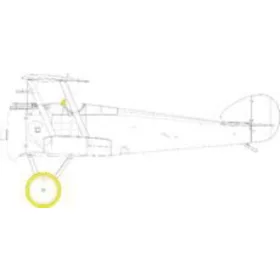   Eduard Accessories Sopwith Camel 4200 - kabin- és ablakmaszk