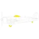 Eduard Accessories P-47N for ACADEMY - kabin- és ablakmaszk