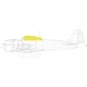 Eduard Accessories A6M3 Zero TFace for EDUARD - kétoldalas kabinmaszk (TFace)