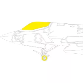 Eduard Accessories F-35B for ITALERI - kabin- és ablakmaszk