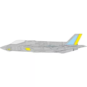   Eduard Accessories F-35A RAM coating late 1/48 for TAMIYA - kabin- és ablakmaszk
