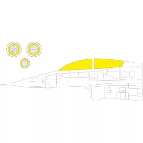   Eduard Accessories F-16D Block 30/40/50 1/48 KINETIC - kabin- és ablakmaszk