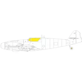   Eduard Accessories Bf 109K TFace 1/48 EDUARD - kétoldalas kabinmaszk (TFace)