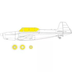   Eduard Accessories Z-526 Trenér Master TFace 1/48 EDUARD - kétoldalas kabinmaszk (TFace)