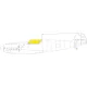 Eduard Accessories Bf 109E-4 TFace 1/48 - kétoldalas kabinmaszk (TFace)