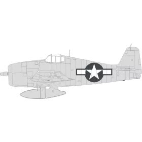   Eduard Accessories F6F-3 US national insignia 1/48 - felségjel-festő maszk