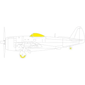 Eduard Accessories P-47D-25 1/48 - kabin- és ablakmaszk