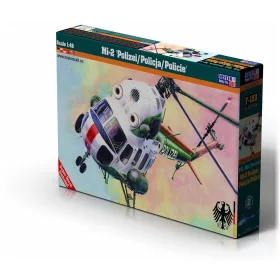 MisterCraft Mi-2 rendőrségi 1:48 helikopter makett – MisterCraft F-153