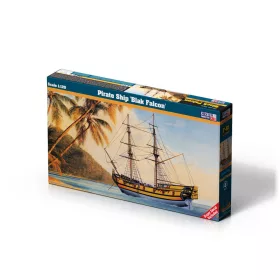 MisterCraft Pirate Ship Black Falcon 1:120 hajómakett – MisterCraft F-61