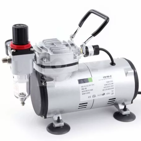 Fengda Mini airbrush compressor- Mini csendes - egyhengeres airbrush kompresszor FD-18-2