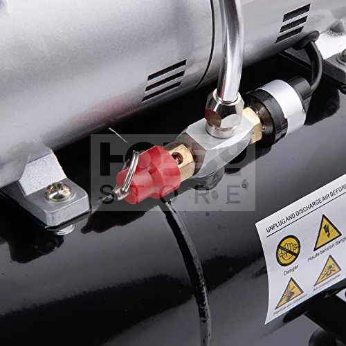 Fengda Airbrush mini compressor with air reservoir- Mini csendes - egyhengeres levegőtartályos (3L) airbrush kompresszor FD-186