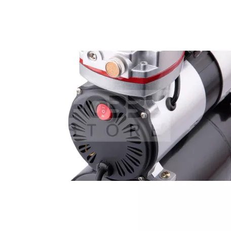 Fengda Airbrush mini compressor with air reservoir- Mini csendes - kéthengeres levegőtartályos (3.5L) airbrush kompresszor FD-196