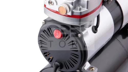 Fengda Airbrush mini compressor with air reservoir- Mini csendes - kéthengeres levegőtartályos (3.5L) airbrush kompresszor FD-196