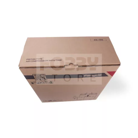 Fengda Airbrush mini compressor with air reservoir- Mini csendes - kéthengeres levegőtartályos (3.5L) airbrush kompresszor FD-196