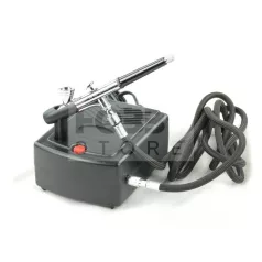   Fengda Mini airbrush kompresszor FD-135 típusú festékszóróval - Portable mini Airbrush compressor with FD-135 airbrush FD-831