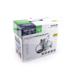   Airbrush készlet egyhengeres mini kompresszoral - Airbrush Set Fengda FD-130 with compressor FD18-2K