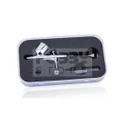 Airbrush készlet egyhengeres mini kompresszoral - Airbrush Set Fengda FD-130 with compressor FD18-2K