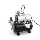 Airbrush készlet egyhengeres mini levegőtartályos kompresszoral - Airbrush Set Fengda FD-130 with compressor FD186K