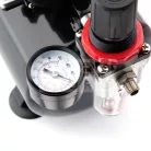 Airbrush készlet egyhengeres mini levegőtartályos kompresszoral - Airbrush Set Fengda FD-130 with compressor FD186K