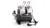 Airbrush készlet kéthengeres mini levegőtartályos kompresszoral - Airbrush Set Fengda FD-130 with compressor FD196K