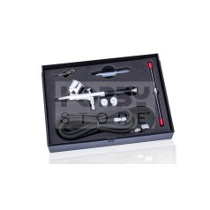   FENGDA FE-130K Szórópisztoly készlet (Airbrush Gun Set) 0.2-0.3-0.5-ös dűznivel-tűvel és légkábellel FE-130K