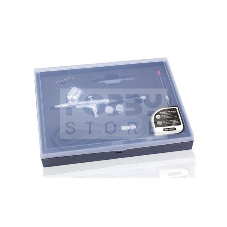 FENGDA FE-130K Szórópisztoly készlet (Airbrush Gun Set) 0.2-0.3-0.5-ös dűznivel-tűvel és légkábellel FE-130K