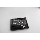 FENGDA FE-183K Szórópisztoly készlet (Airbrush Gun Set) 0.3-0.5-0.8-ös dűznivel-tűvel és légkábellel FE-183K