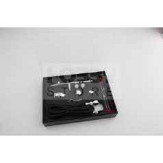   FENGDA FE-183K Szórópisztoly készlet (Airbrush Gun Set) 0.3-0.5-0.8-ös dűznivel-tűvel és légkábellel FE-183K