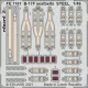 Eduard Accessories B-17F seatbelts STEEL 1/48 for HKM - acél fotómaratott biztonsági övek