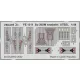 Eduard Accessories Su-30SM seatbelts STEEL for GREAT WALL HOBY - acél fotómaratott biztonsági övek