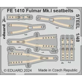   Eduard Accessories Fulmar Mk.I seatbelts STEEL 1/48 - acél fotómaratott biztonsági övek