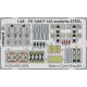 Eduard Accessories F-14A seatbelts STEEL  GREAT WALL HOBBY - acél fotómaratott biztonsági övek