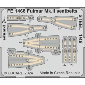   Eduard Accessories Fulmar Mk.II seatbelts STEEL - acél fotómaratott biztonsági övek