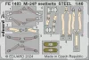 Eduard Accessories Mi-24P seatbelts STEEL - acél fotómaratott biztonsági övek