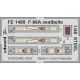 Eduard Accessories F-86A seatbelts STEEL  CLEAR PROP - acél fotómaratott biztonsági övek