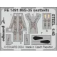 Eduard Accessories MiG-35 seatbelts STEEL  HOBBY BOSS - acél fotómaratott biztonsági övek