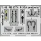 Eduard Accessories F-35A seatbelts STEEL for Italeri - acél fotómaratott biztonsági övek