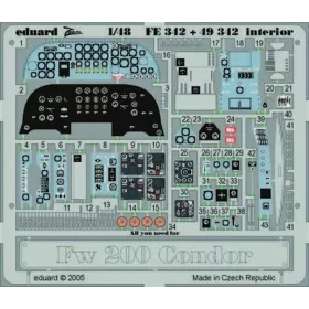   Eduard Accessories Fw 200 Condor interior - Fw 200 Condor belsőtér-részletező készlet