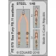 Eduard Accessories Sea Fury FB.11 seatbelts STEEL f.Airfix - acél fotómaratott biztonsági övek